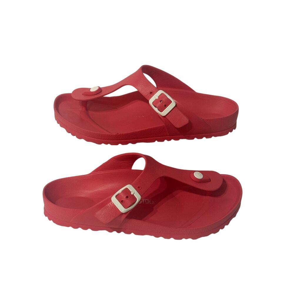 BIRKENSTOCK Gizeh EVA Sandal Coral Lightweight Comfy Size 38 US 7 - 7.5 Summer